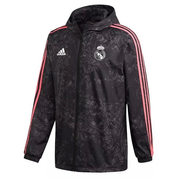 Rompevientos Real Madrid 2021-22 Negro Rosa